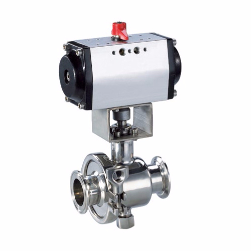 Pneumatic ball valve