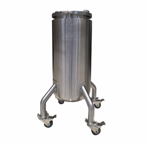 Double-layer insulated barrel with wheel